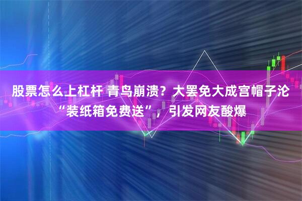 股票怎么上杠杆 青鸟崩溃?大罢免大成宫帽子沦“装纸箱免费送”,引发网友酸爆