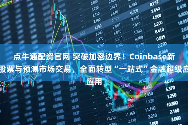 点牛通配资官网 突破加密边界!Coinbase新增股票与预测市场交易,全面转型“一站式”金融超级应用